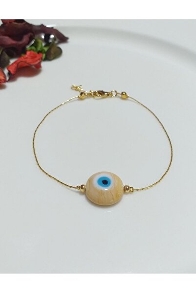 Genel Markalar Cam Nazar Boncuklu Zincir Halhal