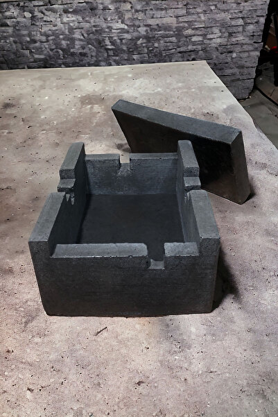 RocArt Home Concrete Rectangular Ashtray