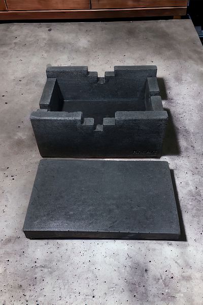 RocArt Home Concrete Rectangular Ashtray