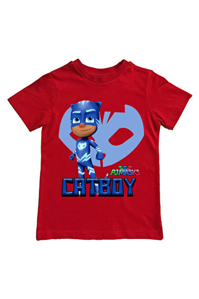 Pj Mask pj μάσκες εμπριμέ βαμβακερό χτενισμένο ύφασμα καλοκαιρινό παιδικό μπλ...