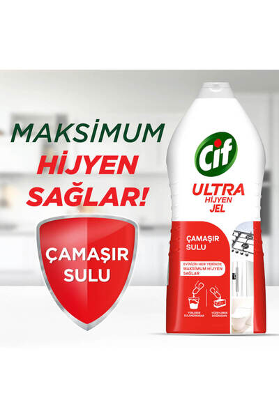Cif Jel Ultra Hijyen Yüzey Temizleyici 1500 Ml