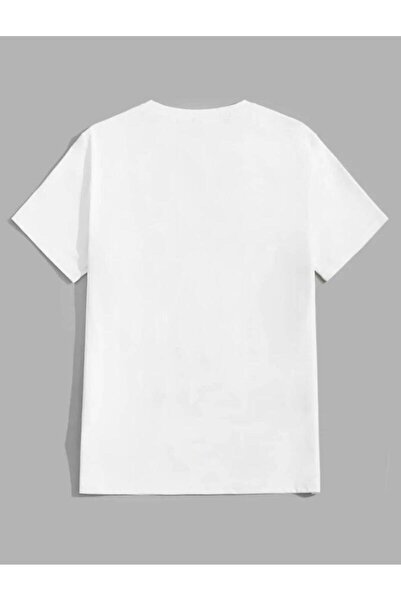 khufu Το End Printed White Oversize Tshirt