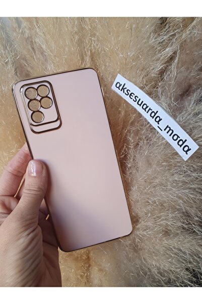 Aksesuarda Moda حافظة لامعة متوافقة مع هاتف انفينيكس نوت 10 مع تفاصيل ذهبية م...