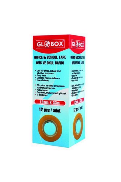 Globox 12mm x 33mm Set of 12 Tape - 6953 Model
