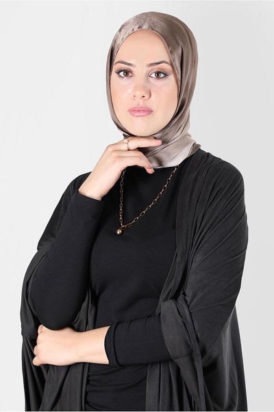 Alvina Модел ALVİNA 8129 Шал с градиент от лен