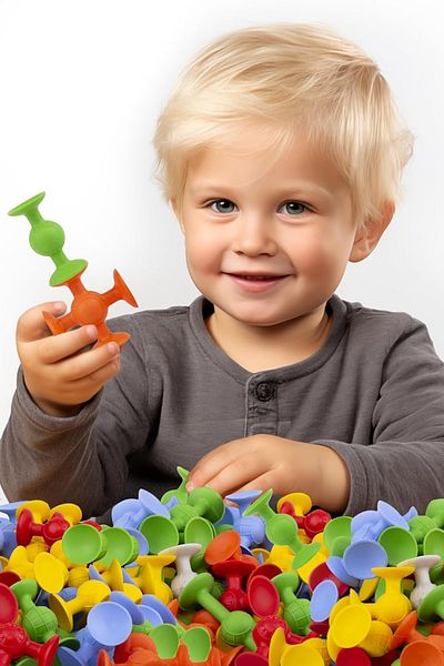 Factorial Vacuum Molecule 25 Pieces Building Blocks Fidget Kids Sensory Educational Toy Vacuumed Lego Popit Game