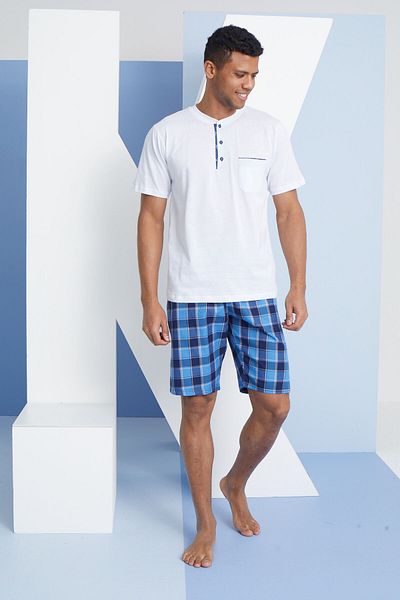 KLY SET PIJAMA GULER MIDI
