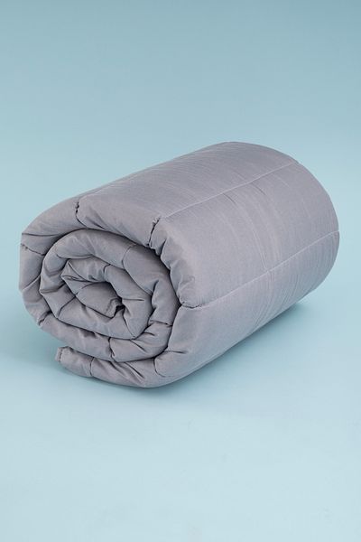 OTHELLO Gray Quilt - Easy Care and Washable, 155x215 Cm