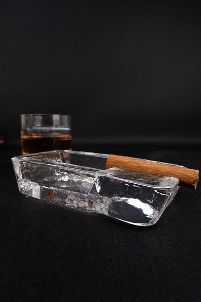 Digithome Mia Glass Ashtray 18 Cm - WA.INL.040.000 C1-1-288