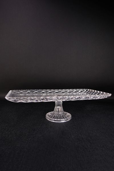 Digithome Standing Glass Serving and Presentation Plate 37.5 Cm – ST.KFS.620 C1-1-288