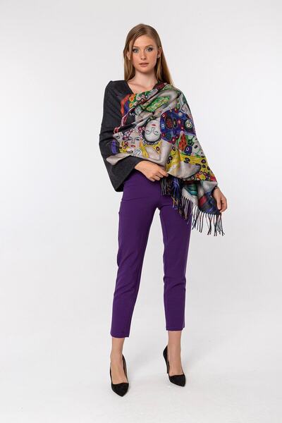 CASHMERE AND SİLK MAWLANA Модален кашмирен шал