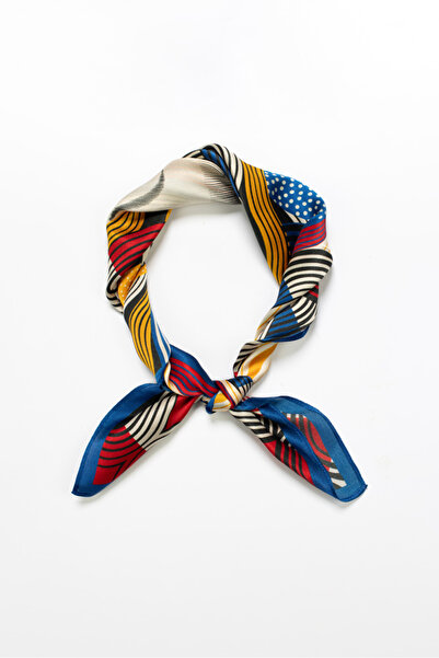 CASHMERE AND SİLK MAWLANA 100 % Ipek Fular (50*50)