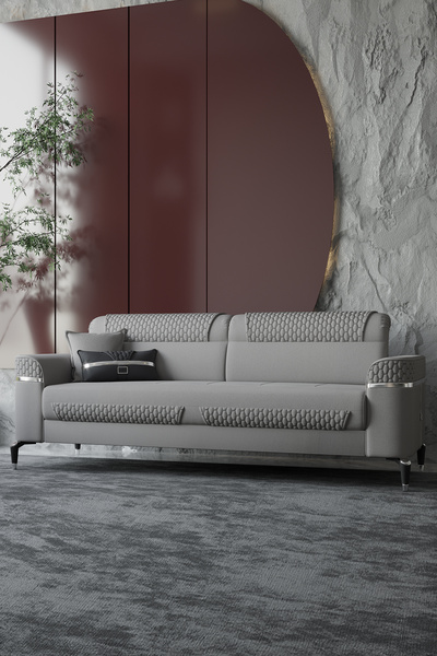 Modalife Veyron 3+1 Salon&oturma Odası Koltuk Takımı - Antrasit