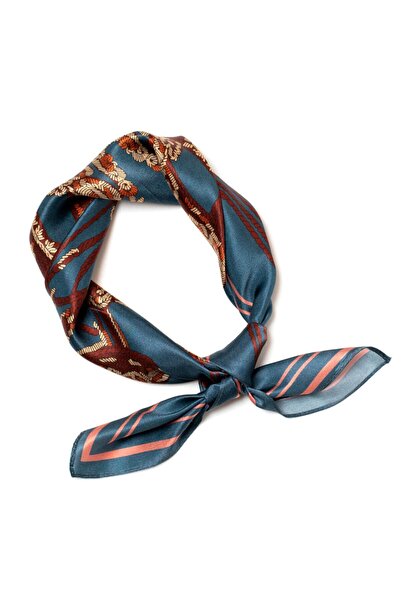 CASHMERE AND SİLK MAWLANA 100% Ipek Şal (50*50)