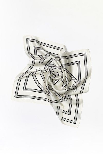 CASHMERE AND SİLK MAWLANA 100% Silk Scarf (50*50)