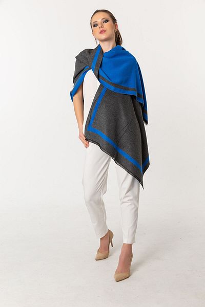 CASHMERE AND SİLK MAWLANA 90% Modal + 10% Cashmere Shawl