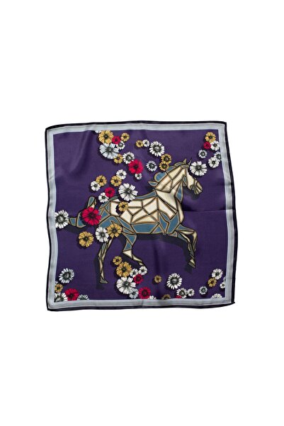 CASHMERE AND SİLK MAWLANA Eșarfă 100% mătase (50*50)