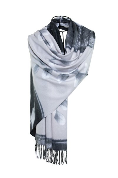 CASHMERE AND SİLK MAWLANA Şal imprimat din caşmir modal