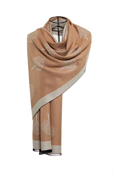 CASHMERE AND SİLK MAWLANA Şal cu imprimeu modal de caşmir (LEMN).