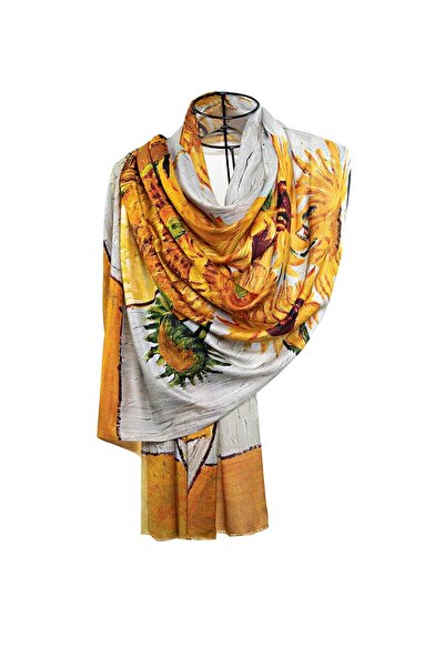 CASHMERE AND SİLK MAWLANA Şal de mătase modal