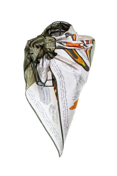 CASHMERE AND SİLK MAWLANA Şal 100% mătase (90X90)