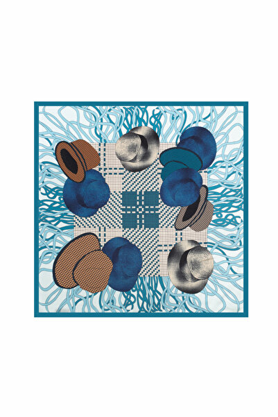 CASHMERE AND SİLK MAWLANA Eșarfă 100% mătase (50*50)