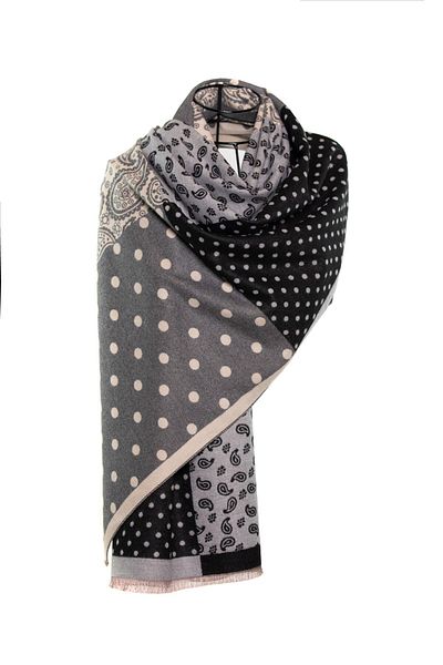 CASHMERE AND SİLK MAWLANA Modal Cashmere Jacquard Shawl