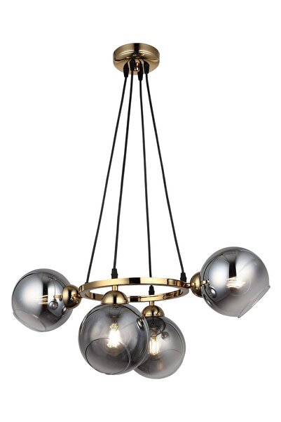 LUCEA Ranko 4 Lü Yuv.avize Koyu Altın 4xe27