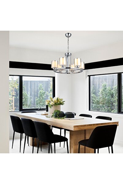 LUCEA Voda Krom 6'lı Avize