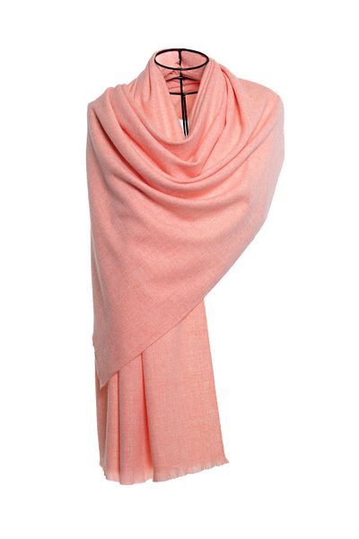 CASHMERE AND SİLK MAWLANA Plain Cashmere Modal Shawl