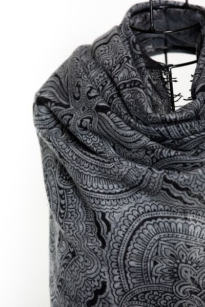 CASHMERE AND SİLK MAWLANA B,b Cashmere Printed Shawl