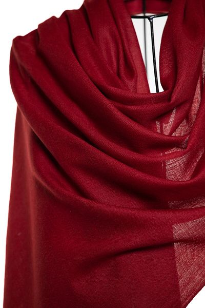 CASHMERE AND SİLK MAWLANA 85% Cashmere 15% Silk Flat Shawl
