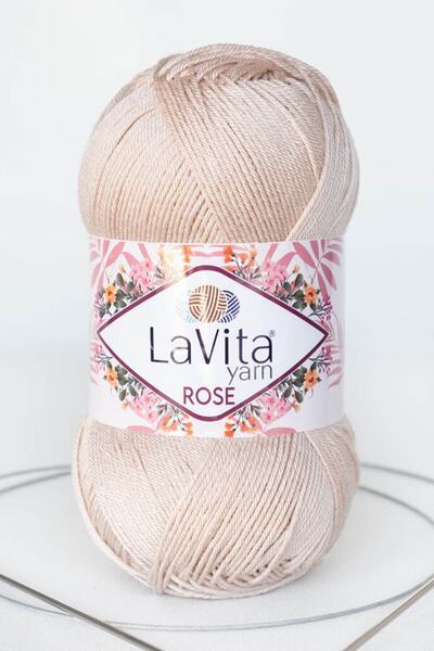 LaVita Yarn Rose Amigurumi, Punch, Etamin, El Örgü Ipi 100gr | 4031-pudra