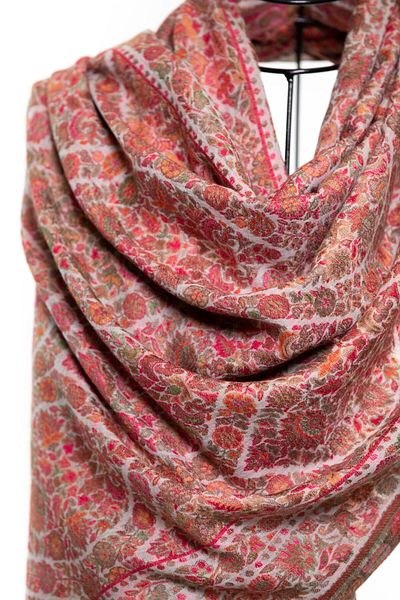 CASHMERE AND SİLK MAWLANA Cashmere Silk Poodle Shawl