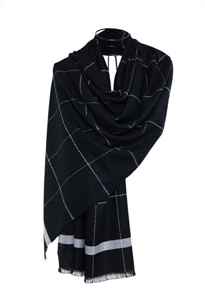 CASHMERE AND SİLK MAWLANA Şal brodat din caşmir modal (PĂTRAT).