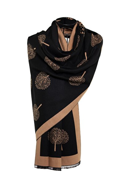 CASHMERE AND SİLK MAWLANA Şal cu imprimeu modal de caşmir (LEMN).