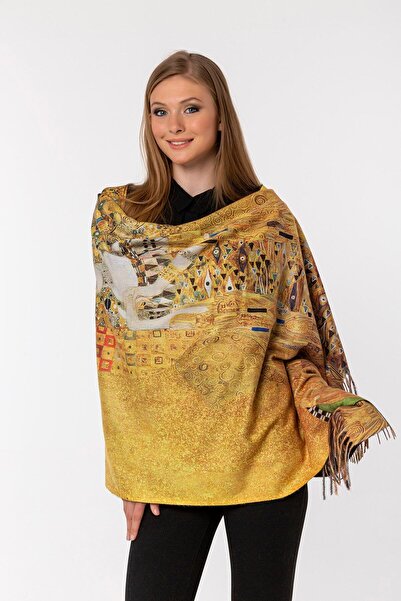 CASHMERE AND SİLK MAWLANA Şal de caşmir modal