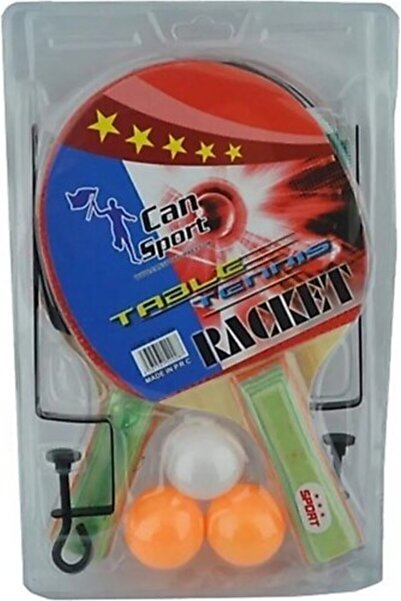 Masa Tenisi Raket Seti Fileli 3 Top