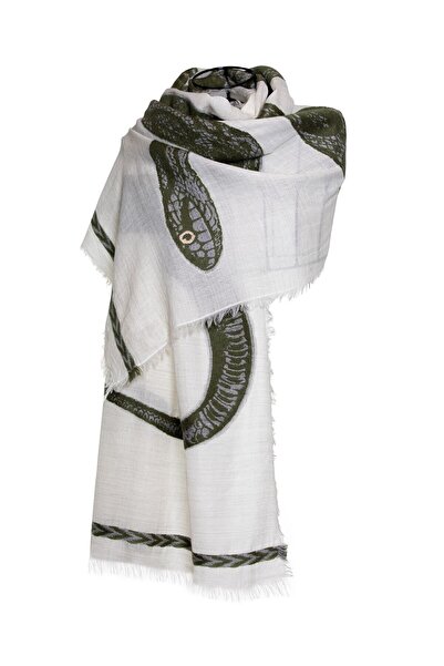 CASHMERE AND SİLK MAWLANA Şal din Lână Modal Caşmir Model Şarpe