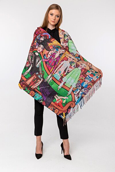 CASHMERE AND SİLK MAWLANA Модальний кашеміровий шарф