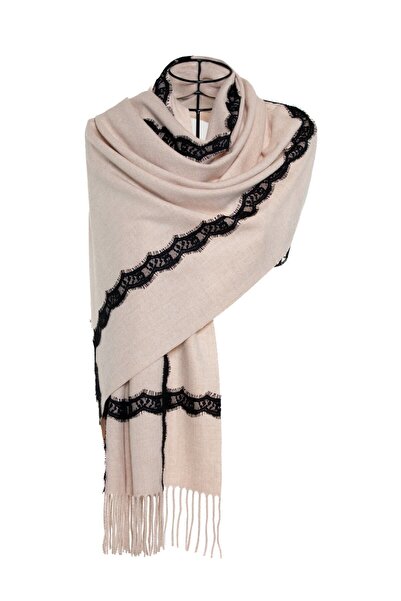 CASHMERE AND SİLK MAWLANA Şal din dantelă din caşmir modal