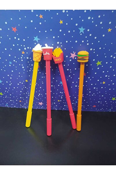 HEDİYELİK SEVİMLİ JEL KALEMLER 4 LÜ SET