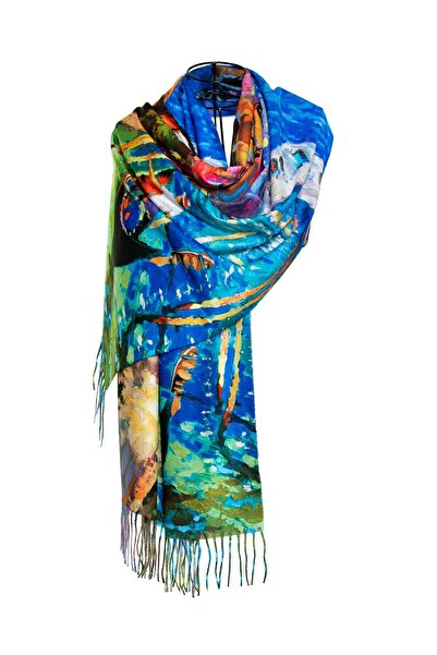 CASHMERE AND SİLK MAWLANA Modal Kaşmir Printed Şal