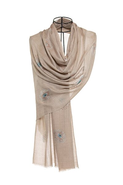 CASHMERE AND SİLK MAWLANA 85% Cașmir 15% Mătase Stone (OCHI) Şal