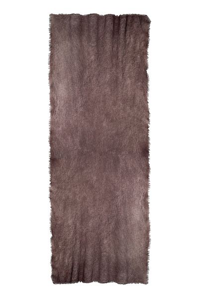 CASHMERE AND SİLK MAWLANA B,b Cashmere Double Color Knitted Shawl