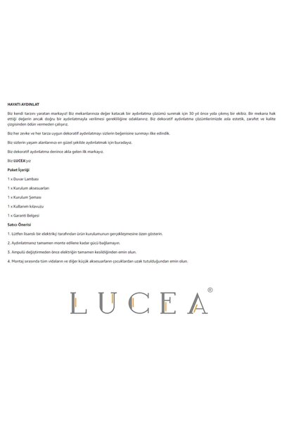 LUCEA Guardalo 8 Li Krom Avize 8xe14