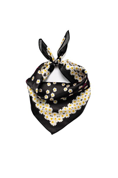 CASHMERE AND SİLK MAWLANA 100% Silk Scarf (50*50)