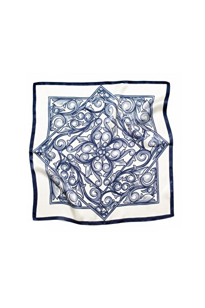 CASHMERE AND SİLK MAWLANA Eșarfă 100% mătase (50*50)