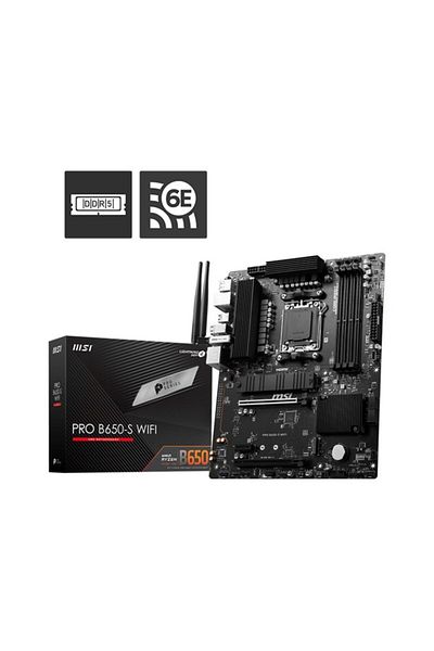 MSI Msi Pro B650-S Wifi-6E Ddr5 Amd Atx - Hdmi-Dp Pcie 4.0