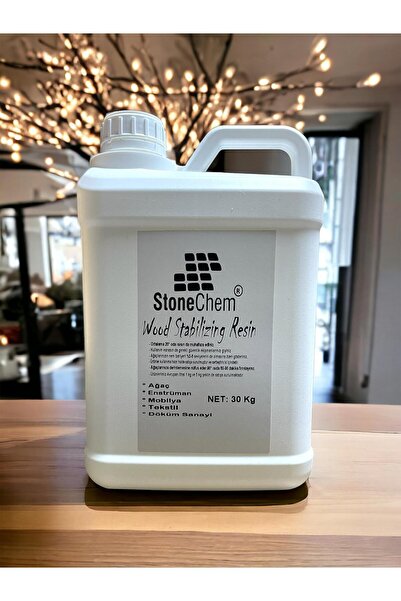 stonechem Ahşap Stabilize Emprenye Reçinesi 30 Kg – Derin Nüfuz Edici Stabili...
